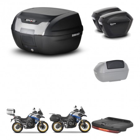 SHAD Maletas sh23 + soporte montaje baul SH40 accesorios KIT-472208