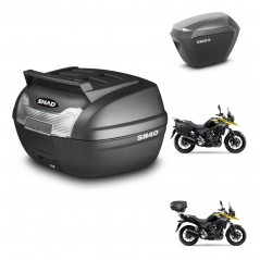 SHAD Maletas sh23 alu + soporte montaje baul SH40 parrilla superior KIT-472211