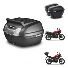 SHAD Maletas sh23 + soporte montaje baul SH40 parrilla superior KIT-472242