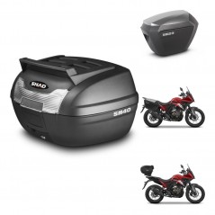 SHAD Maletas sh23 alu + soporte montaje baul SH40 parrilla superior KIT-472243