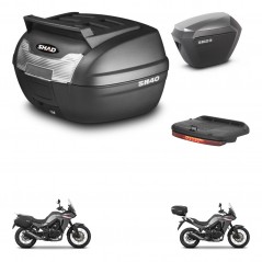 SHAD Maletas sh23 alu + soporte montaje baul SH40 parrilla superior accesorios KIT-472309