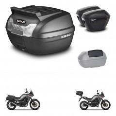SHAD Maletas sh23 + soporte montaje baul SH40 parrilla superior accesorios KIT-472310