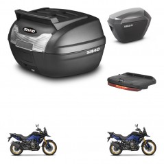 SHAD Maletas sh23 alu + soporte montaje baul SH40 parrilla superior accesorios KIT-472325