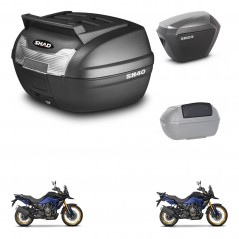 SHAD Maletas sh23 alu + soporte montaje baul SH40 parrilla superior accesorios KIT-472327