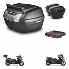 SHAD Maletas sh23 + soporte montaje baul SH40 parrilla superior accesorios KIT-472340