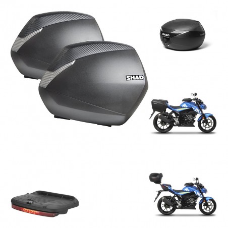 SHAD Suitcase trunk + mounting bracket SH36 suitcases accessories KIT-472360