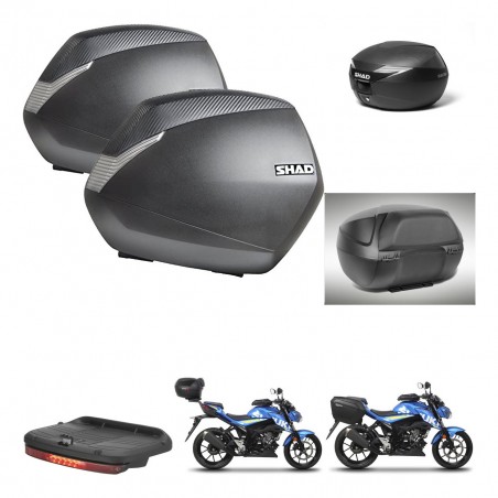 SHAD Suitcase trunk + mounting bracket SH36 suitcases accessories KIT-472372