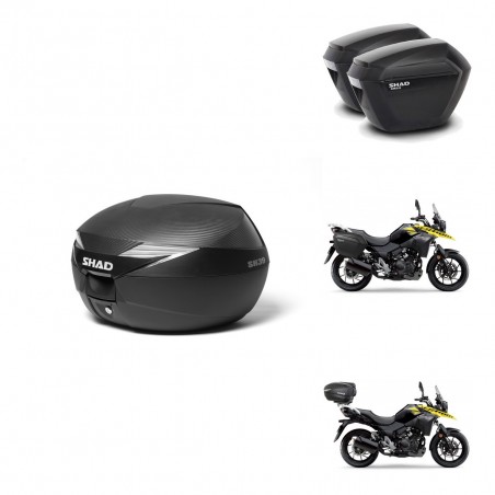 SHAD Maletas sh23 + soporte montaje Baul maleta KIT-472380