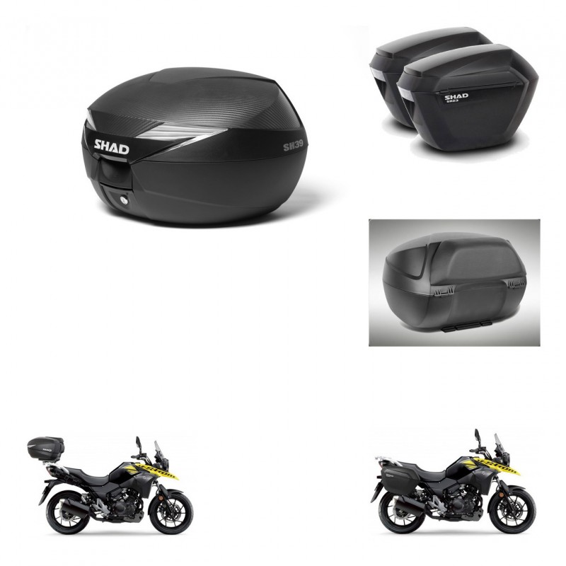 SHAD Maletas sh23 + soporte montaje Baul maleta accesorios KIT-472392