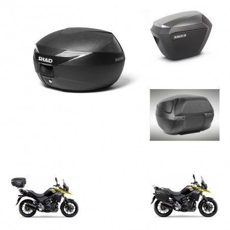 SHAD Maletas sh23 alu + soporte montaje Baul maleta accesorios KIT-472395