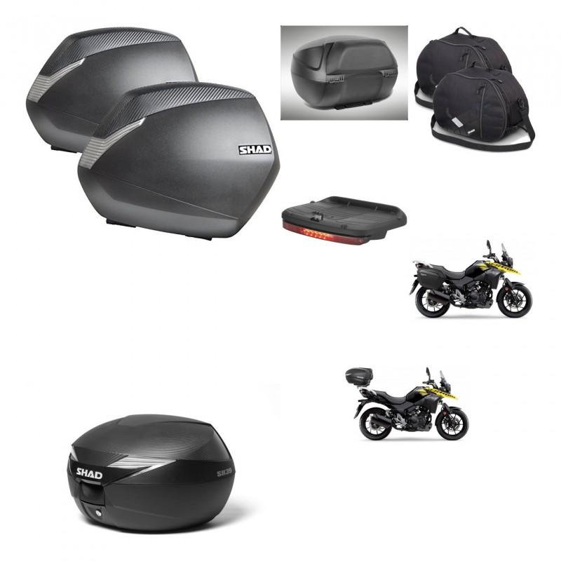 SHAD Baul maleta + soporte montaje maletas SH36 accesorios KIT-472397