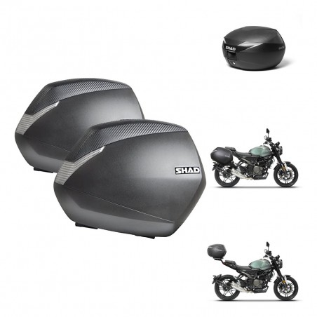 SHAD Suitcase trunk + mounting support SH36 suitcases KIT-472402