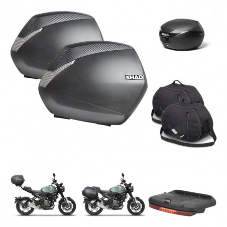 SHAD Baul maleta + soporte montaje maletas SH36 accesorios KIT-472409