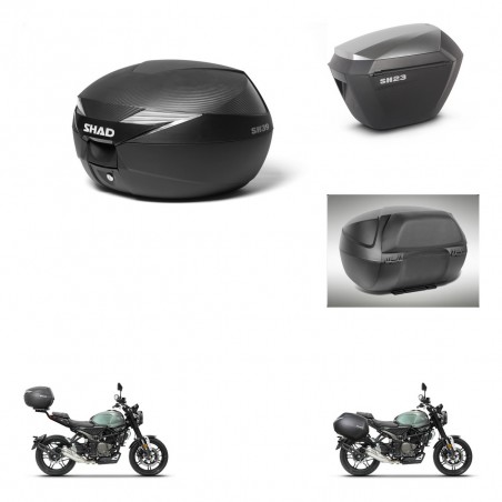SHAD Maletas sh23 alu + soporte montaje Baul maleta accesorios KIT-472419