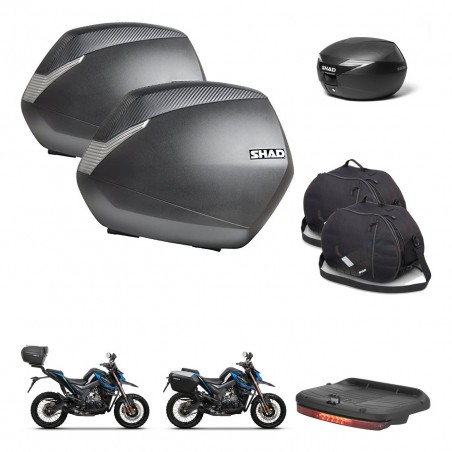 SHAD Suitcase trunk + mounting bracket SH36 suitcases accessories KIT-472433