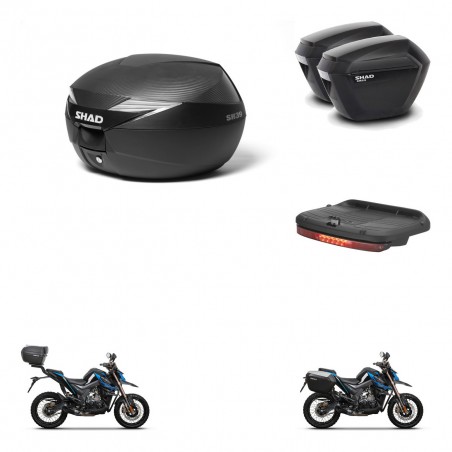 SHAD SH23 suitcases + mounting bracket suitcase trunk accessories KIT-472434