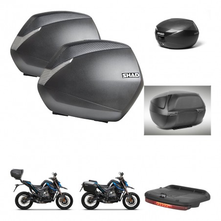 SHAD Baul maleta + soporte montaje maletas SH36 accesorios KIT-472444