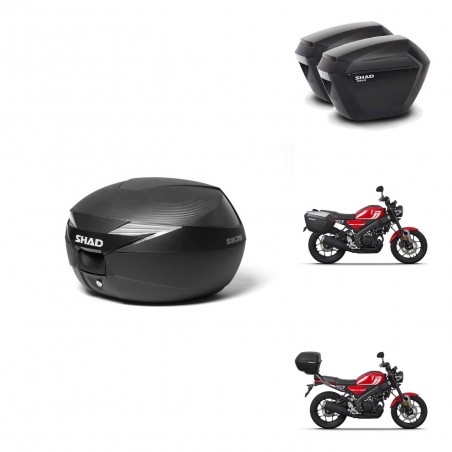 SHAD Maletas sh23 + soporte montaje Baul maleta KIT-472452