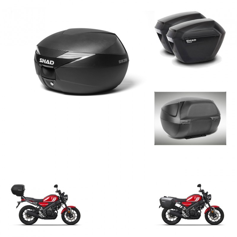 SHAD Maletas sh23 + soporte montaje Baul maleta accesorios KIT-472464