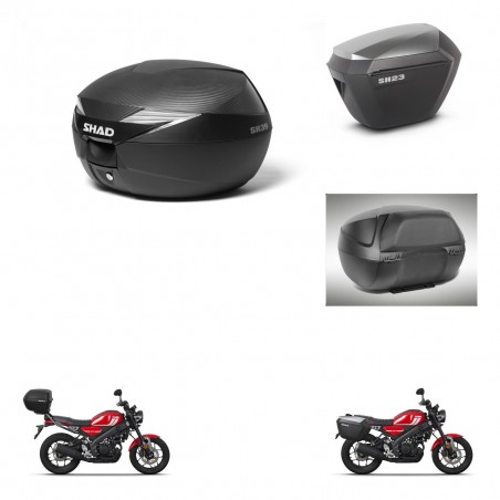 SHAD Maletas sh23 alu + soporte montaje Baul maleta accesorios KIT-472467