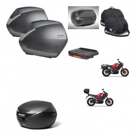 SHAD Suitcase trunk + mounting bracket SH36 suitcases accessories KIT-472469