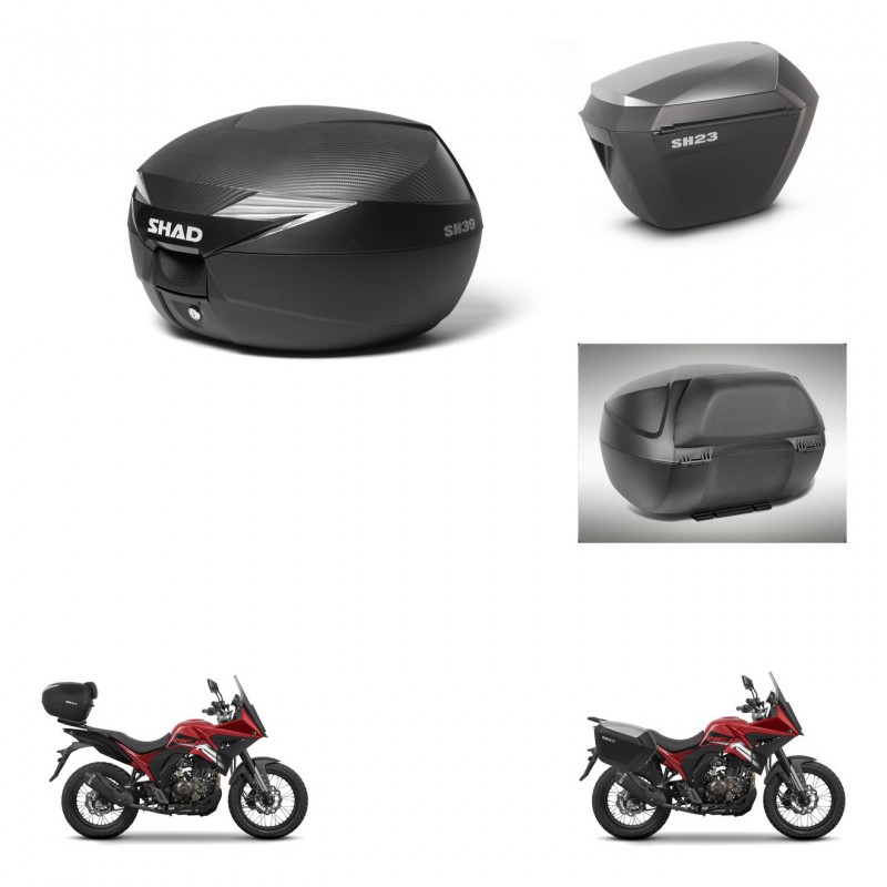SHAD Maletas sh23 alu + soporte montaje Baul maleta accesorios KIT-472491