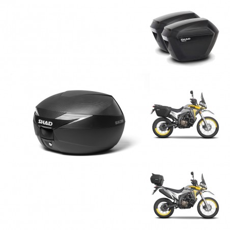 SHAD Maletas sh23 + soporte montaje Baul maleta KIT-472524