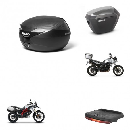 SHAD Maletas sh23 alu + soporte montaje Baul maleta accesorios KIT-472575