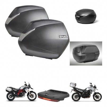 SHAD Suitcase trunk + mounting bracket SH36 suitcases accessories KIT-472576