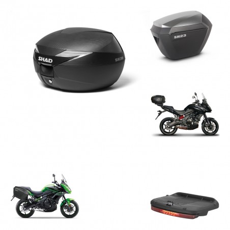 SHAD Maletas sh23 alu + soporte montaje Baul maleta accesorios KIT-472629