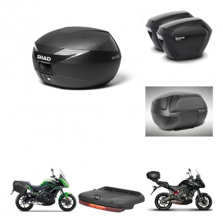 SHAD Maletas sh23 + soporte montaje Baul maleta accesorios KIT-472632