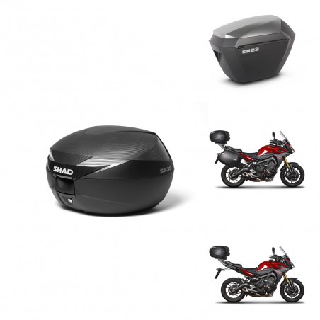 SHAD Maletas sh23 alu + soporte montaje Baul maleta KIT-472641