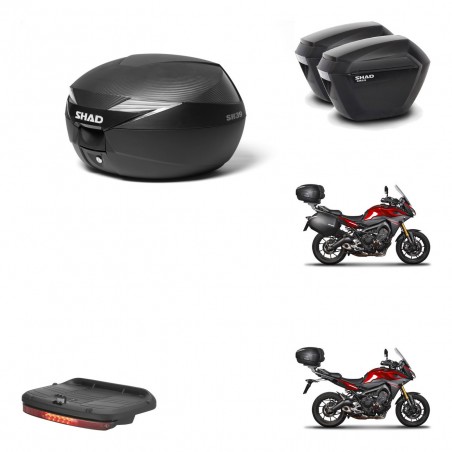 SHAD Maletas sh23 + soporte montaje Baul maleta accesorios KIT-472644