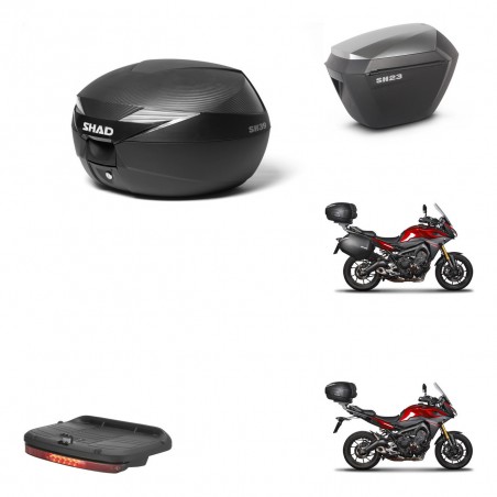 SHAD Maletas sh23 alu + soporte montaje Baul maleta accesorios KIT-472647