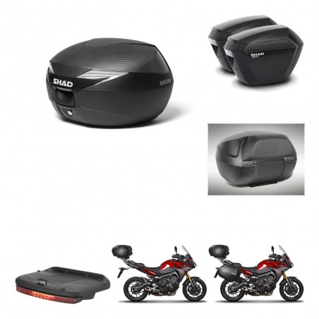 SHAD Maletas sh23 + soporte montaje Baul maleta accesorios KIT-472650