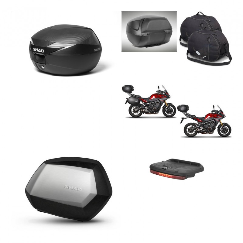 SHAD SH35 PREMIUM suitcases + mounting bracket suitcase trunk accessories KIT-472652