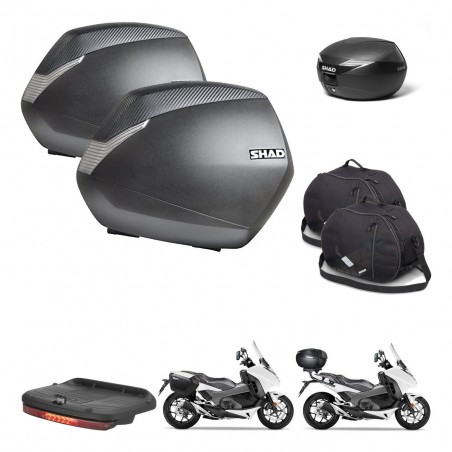 SHAD Baul maleta + soporte montaje maletas SH36 accesorios KIT-472697