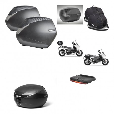 SHAD Suitcase trunk + mounting bracket SH36 suitcases accessories KIT-472703