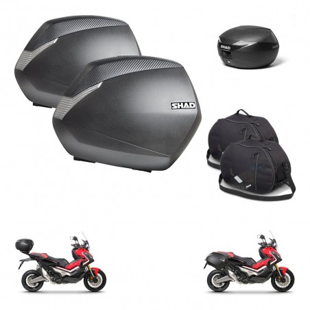 SHAD Baul maleta + soporte montaje maletas SH36 accesorios KIT-472751