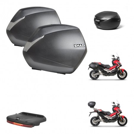 SHAD Suitcase trunk + mounting bracket SH36 suitcases accessories KIT-472780