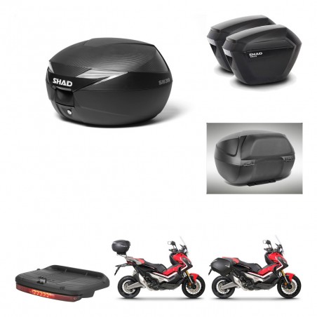 SHAD Maletas sh23 + soporte montaje Baul maleta accesorios KIT-472794
