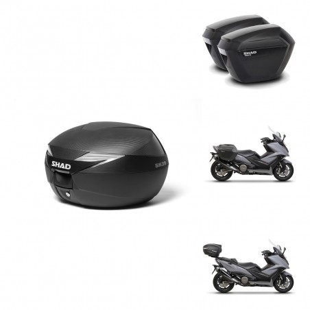 SHAD Maletas sh23 + soporte montaje Baul maleta KIT-472800