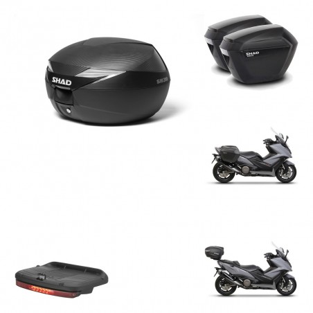 SHAD Maletas sh23 + soporte montaje Baul maleta accesorios KIT-472806