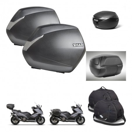 SHAD Suitcase trunk + mounting bracket SH36 suitcases accessories KIT-472811