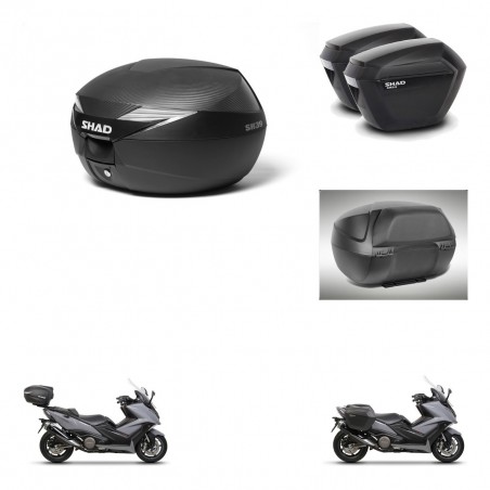 SHAD Maletas sh23 + soporte montaje Baul maleta accesorios KIT-472812