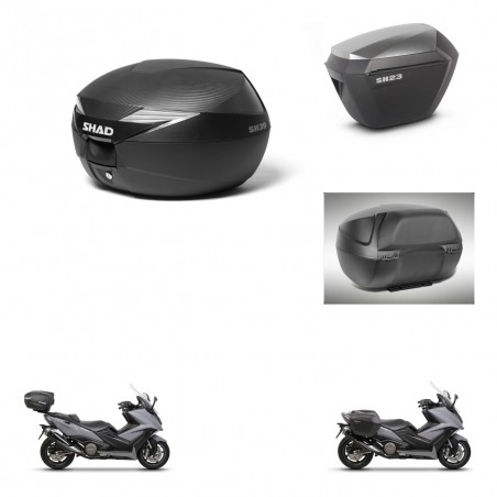 SHAD Maletas sh23 alu + soporte montaje Baul maleta accesorios KIT-472815