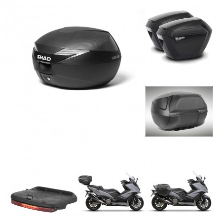SHAD Maletas sh23 + soporte montaje Baul maleta accesorios KIT-472818