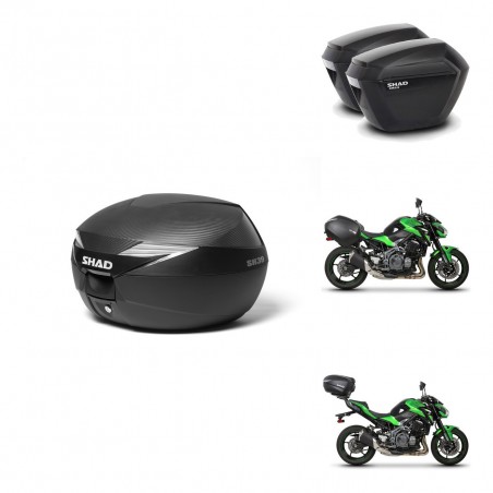 SHAD Maletas sh23 + soporte montaje Baul maleta KIT-472824