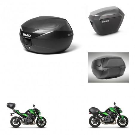 SHAD Maletas sh23 alu + soporte montaje Baul maleta accesorios KIT-472839