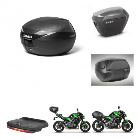 SHAD Maletas sh23 alu + soporte montaje Baul maleta accesorios KIT-472845